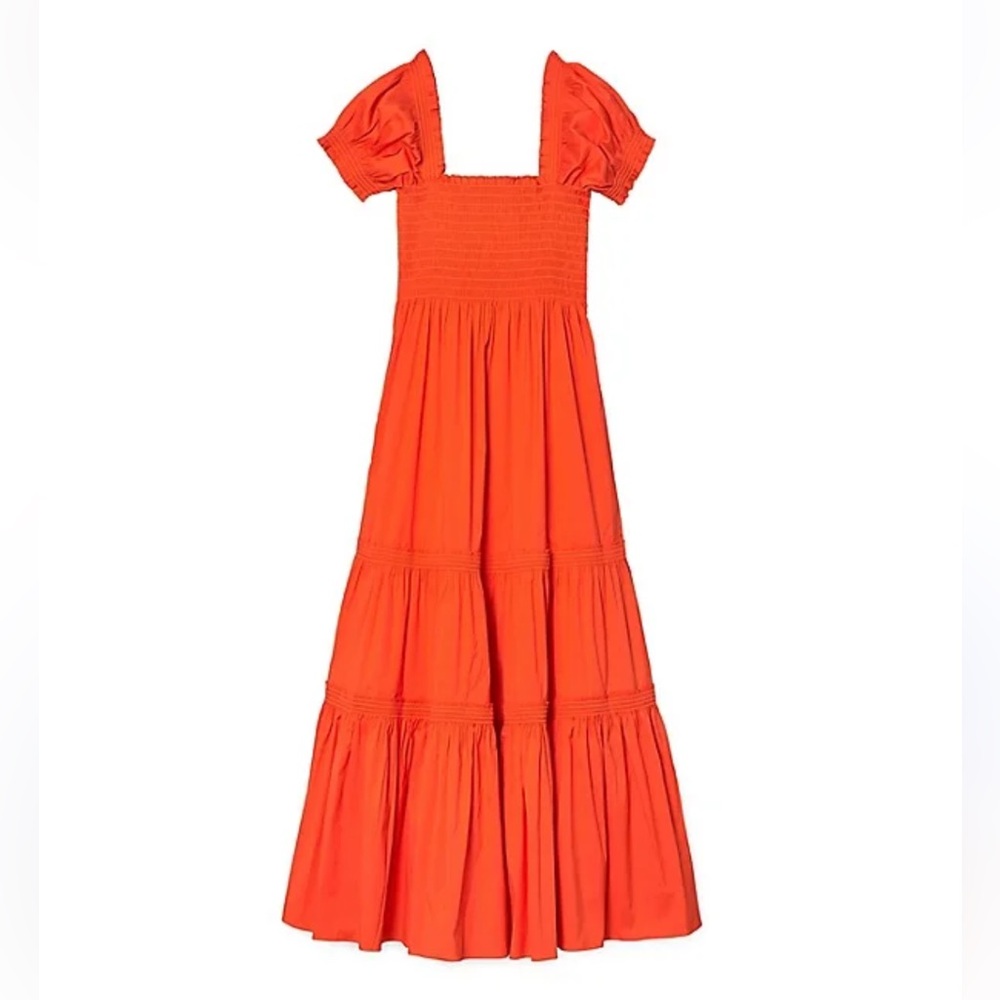 Tory Burch smocked dress, like new!